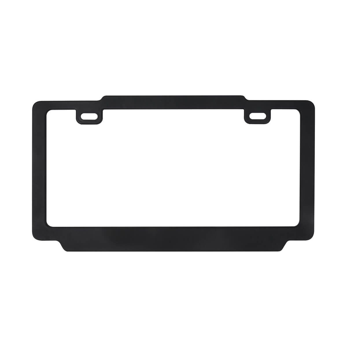 PORTA PLACA VAREK personalizable en negro, SKU PRO 025