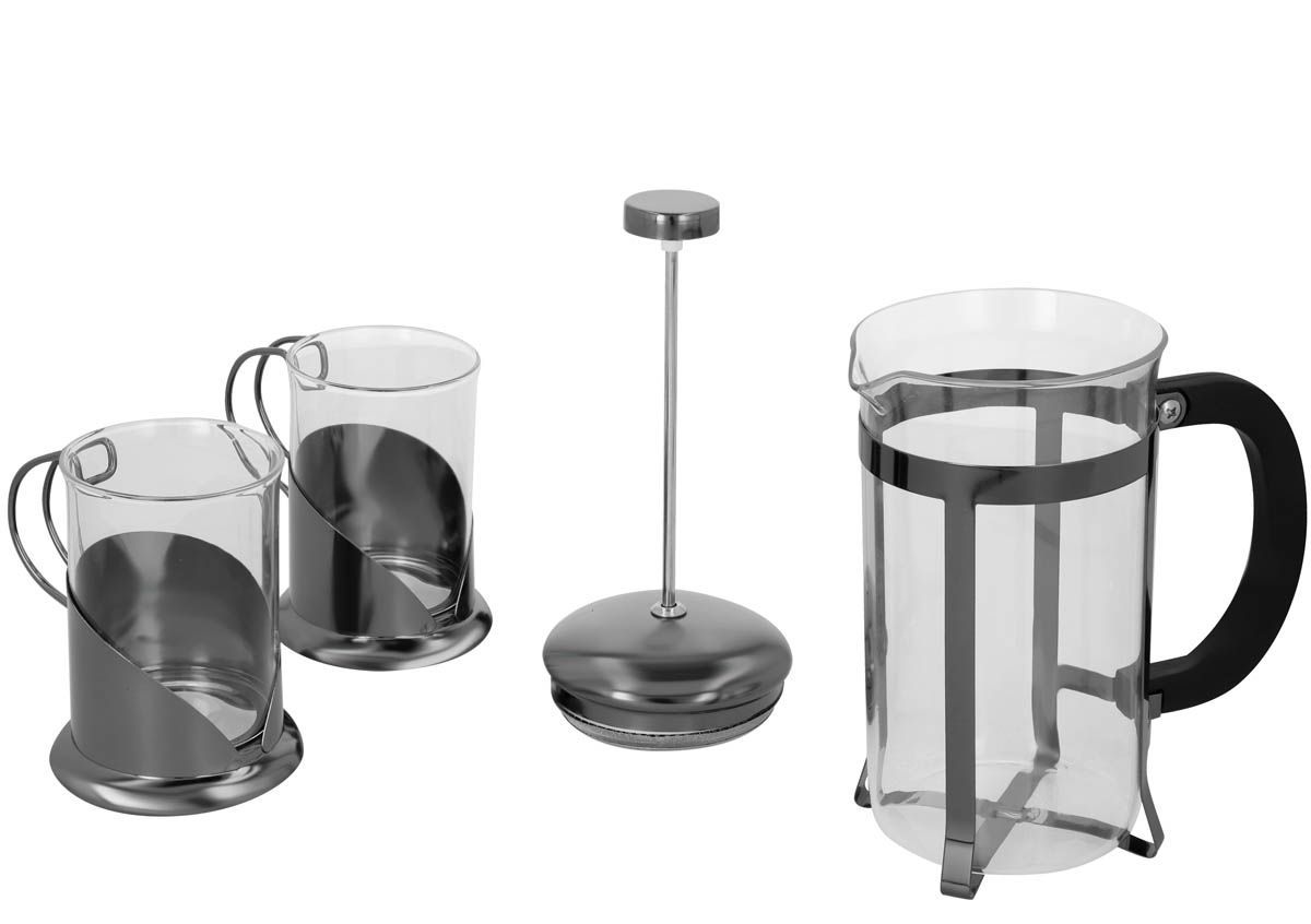 Set Cafetero Ajaccio personalizable en gris, SKU TMPS 190