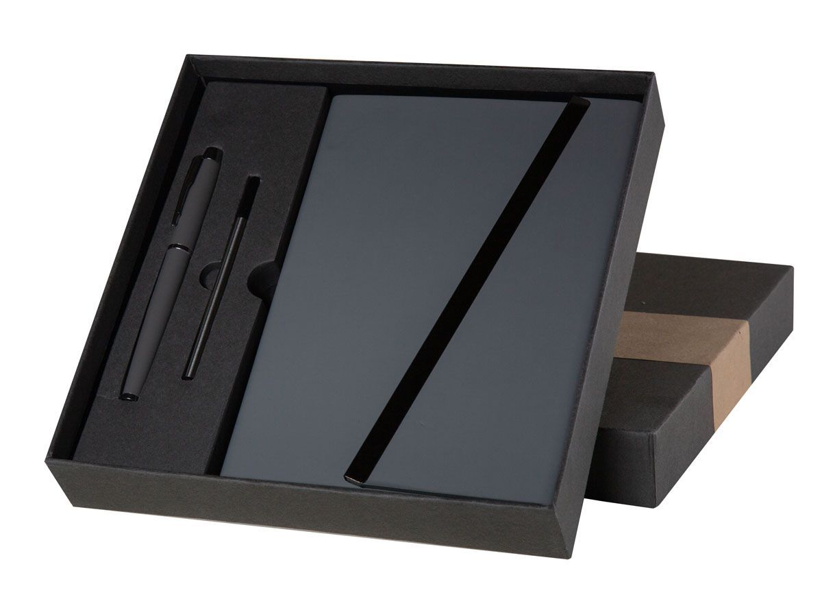Set De Libreta Jinsei personalizable en azul, SKU HL 9041