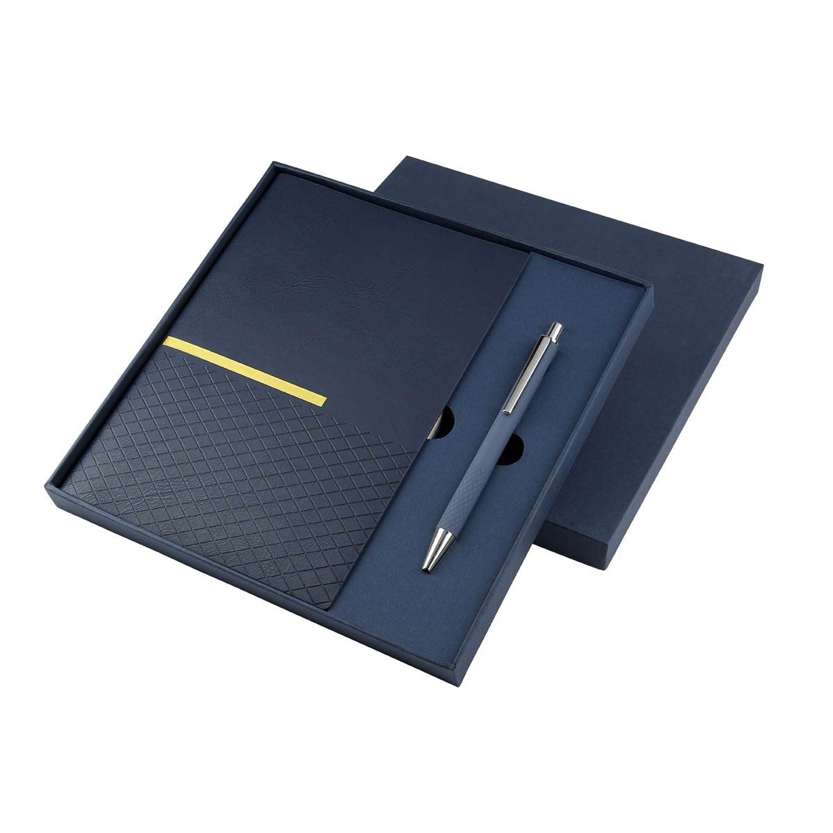 Set De Libreta Zlatna personalizable en azul, SKU HL 9063