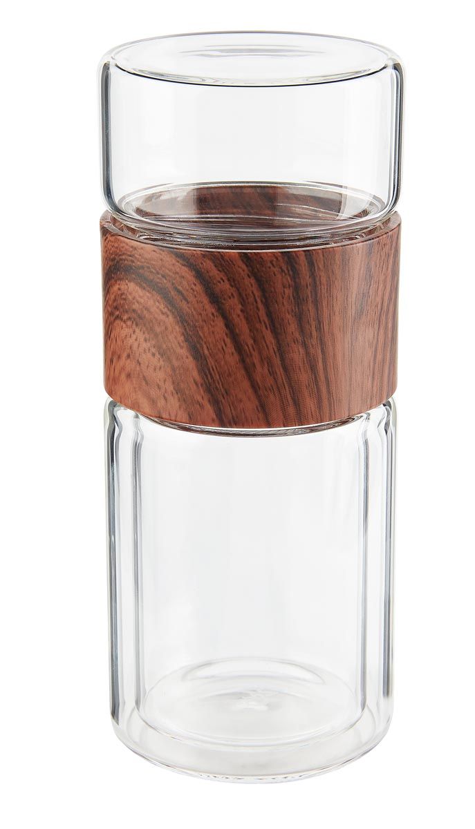 Termo De Vidrio Nankin personalizable en café, SKU TMPS 167