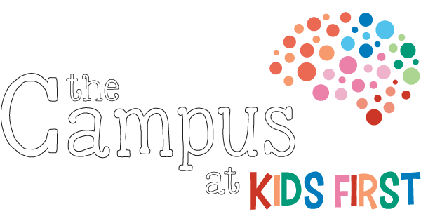 Logo for The Campus at Kids First: outlined