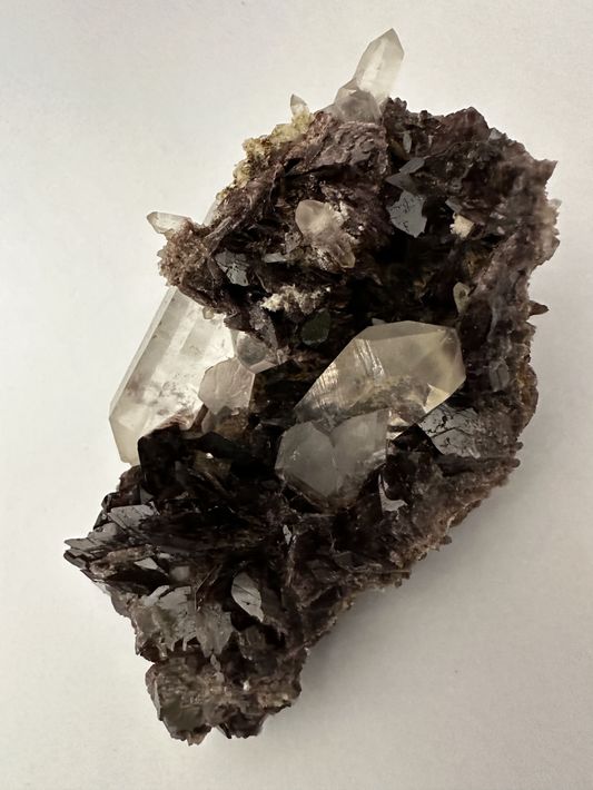 A close up of axonite quartz