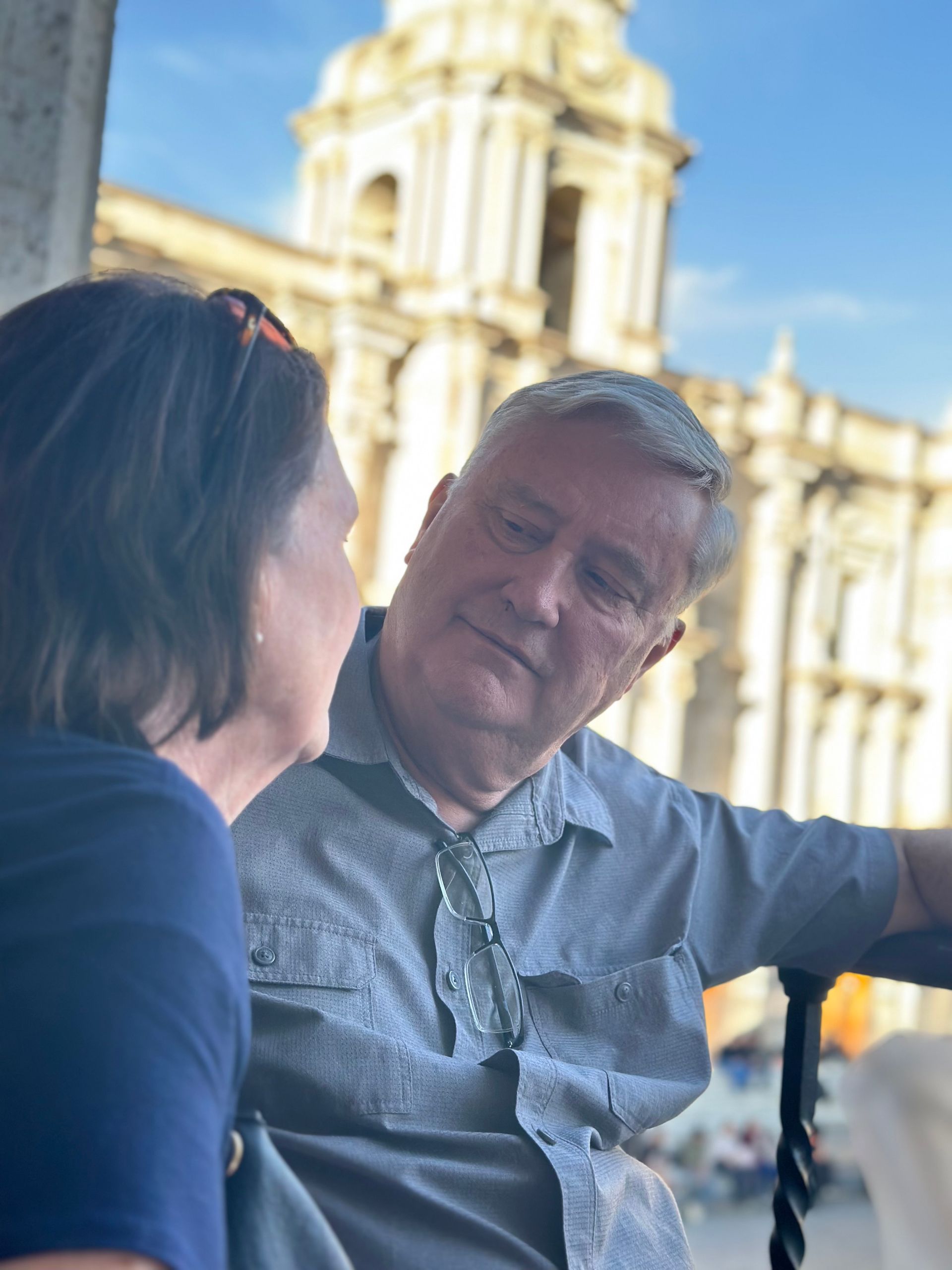 Austin Gardner and his wife Betty in Arequipa Peru