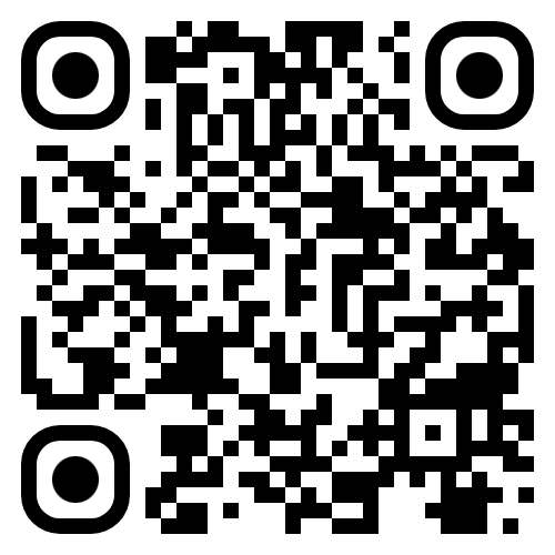 A black and white qr code on a white background.