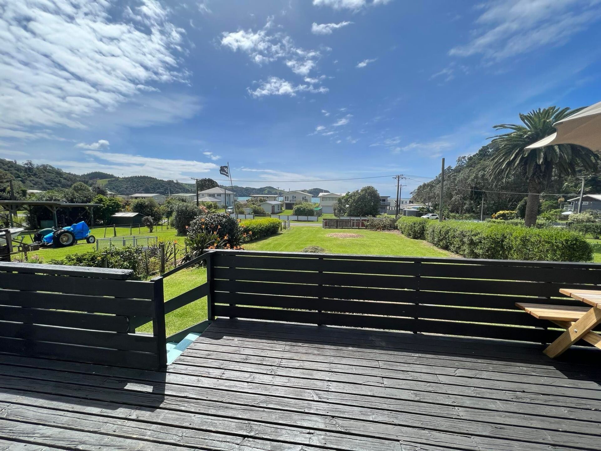 View from our bach at Teal Bay