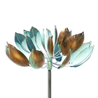 lotus wind sculpture by Lyman Witaker