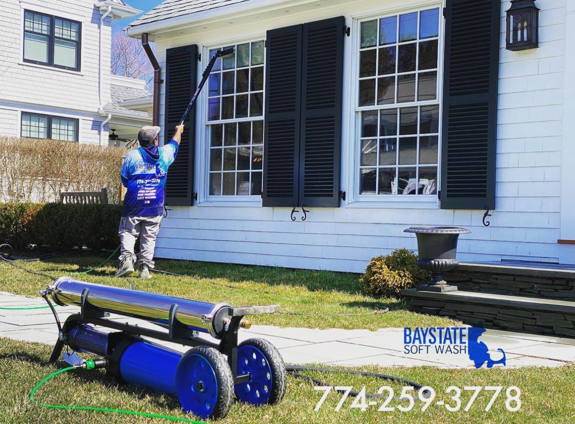 Exterier Window Washing — Brockton, MA — Bay State Soft Wash