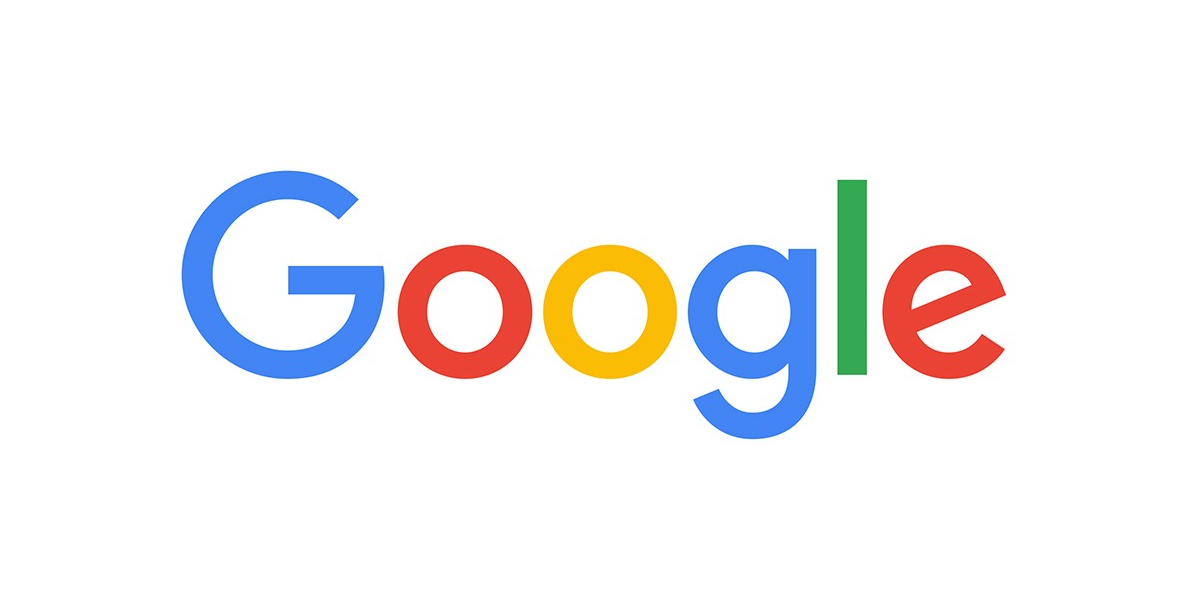Google logo on a white background
