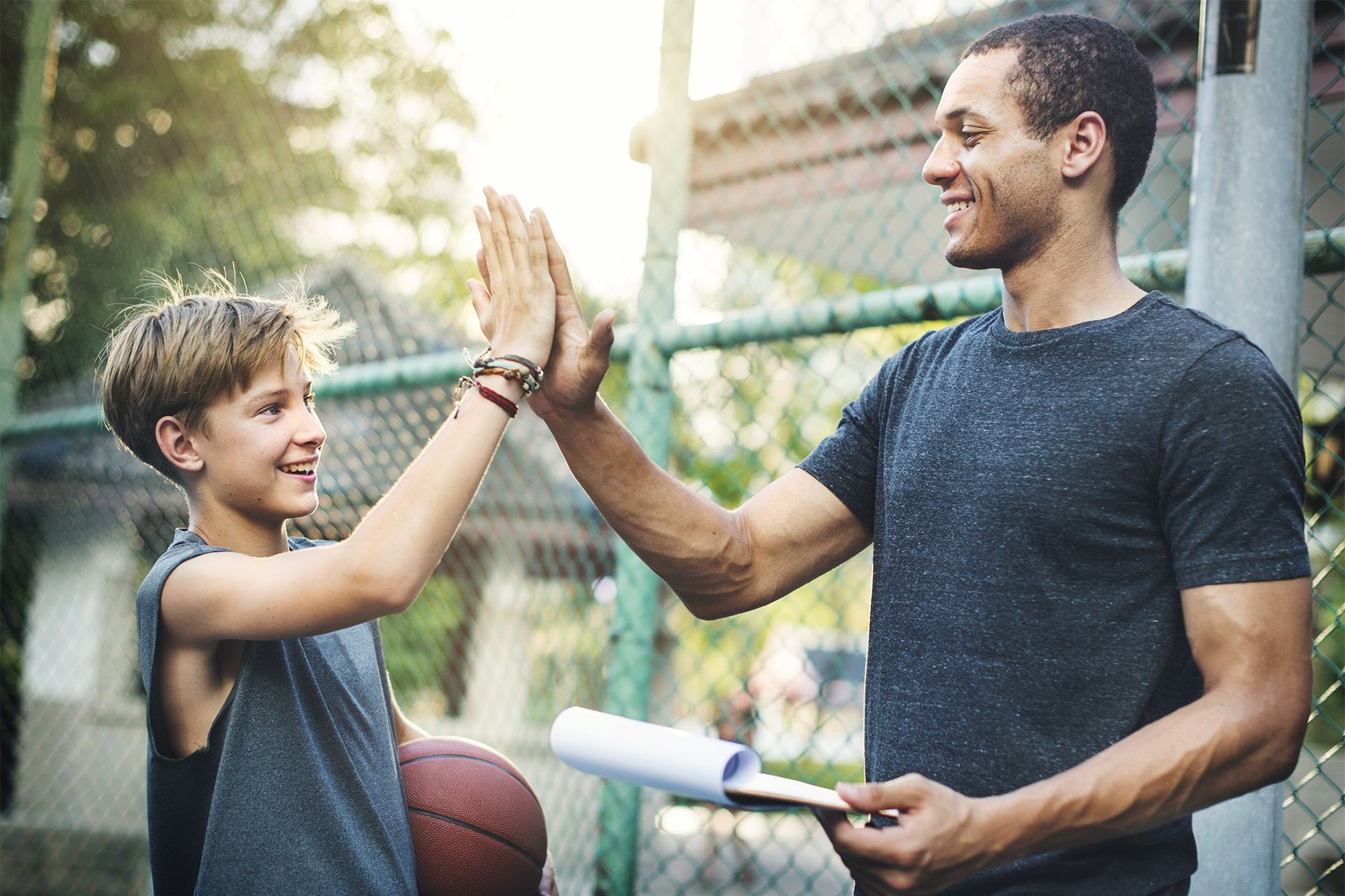 High Five With Coach