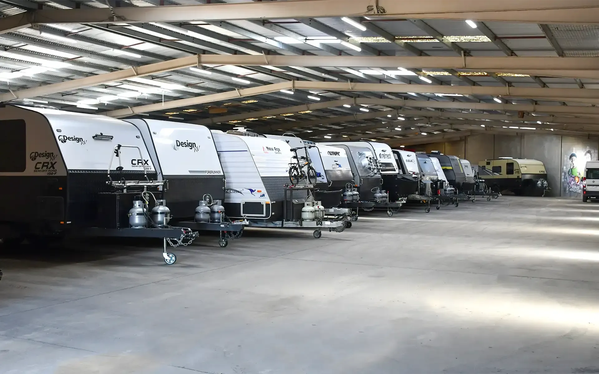 Secure undercover long-term and short-term Caravan storage in Ballarat