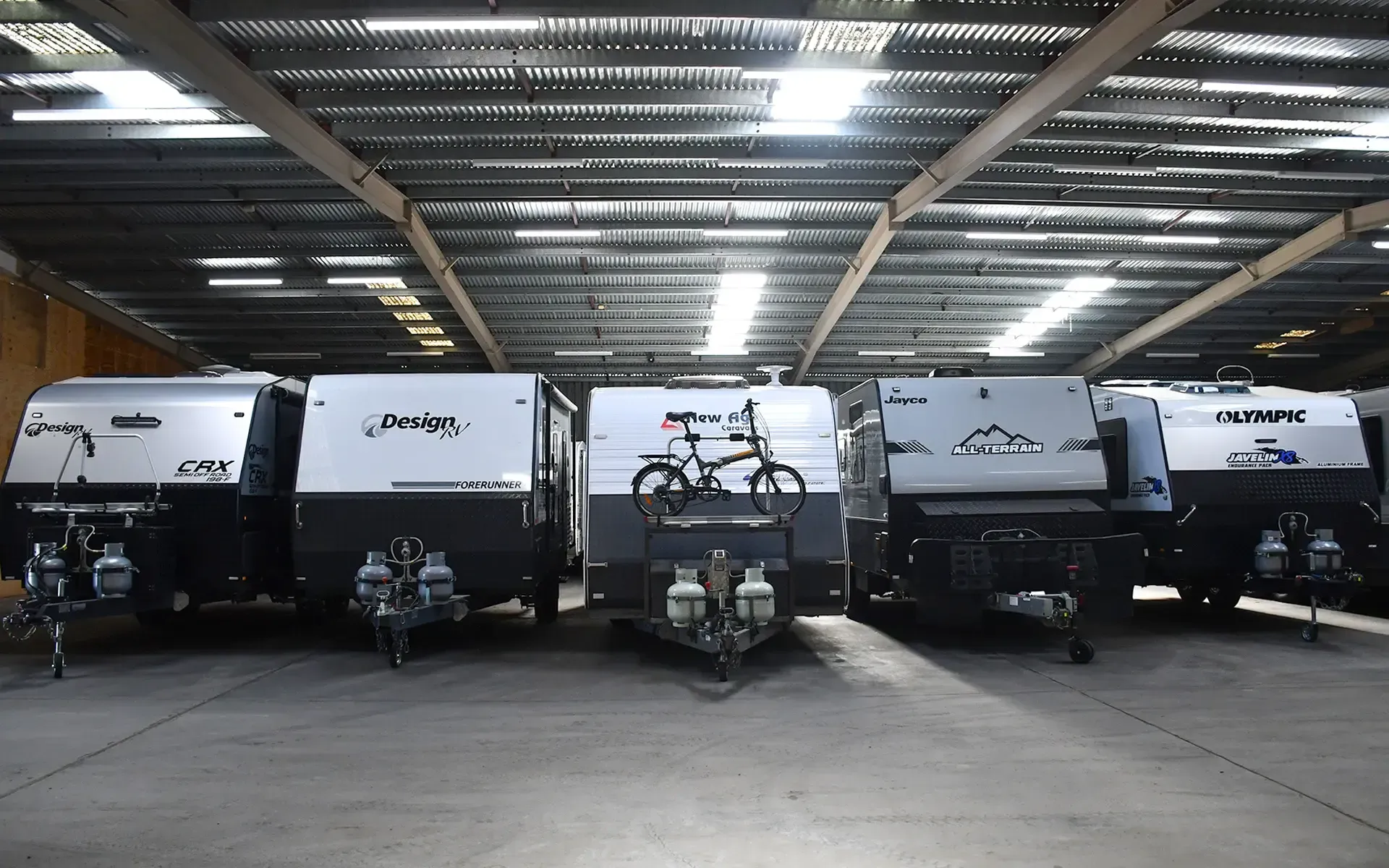 Secure undercover long-term and short-term Caravan storage in Ballarat