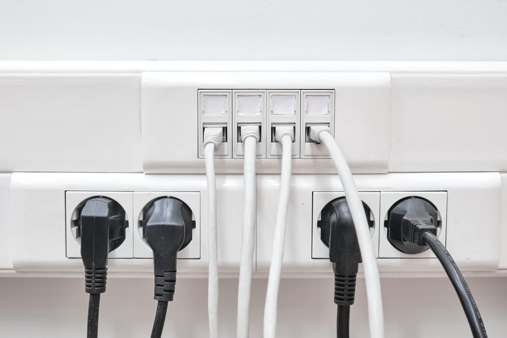 TV Outlet Cords — Coffs Coast Antenna Services in Coffs Harbour, NSW