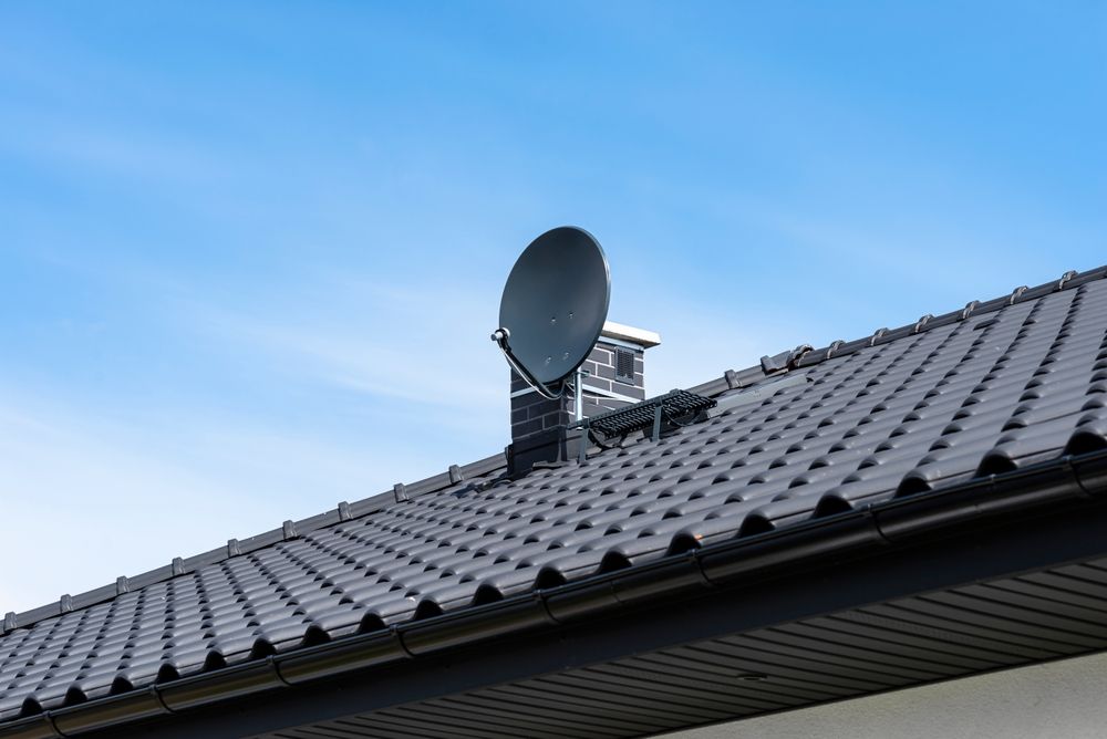 TV Antenna On Roof — Coffs Coast Antenna Services in Coffs Harbour, NSW