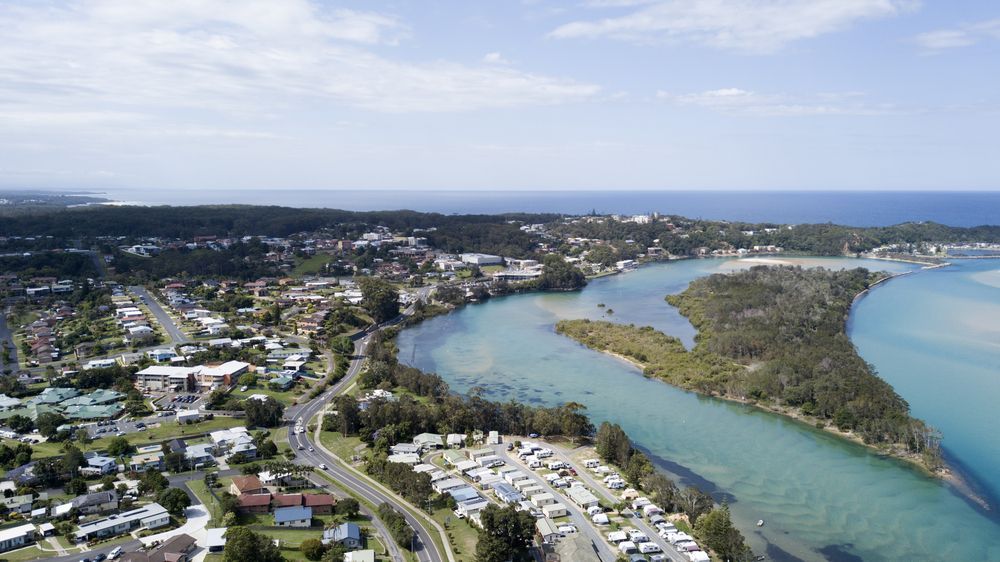 An Aerial View of Nambucca Heads — Coffs Coast Antenna Services in Nambucca Heads, NSW