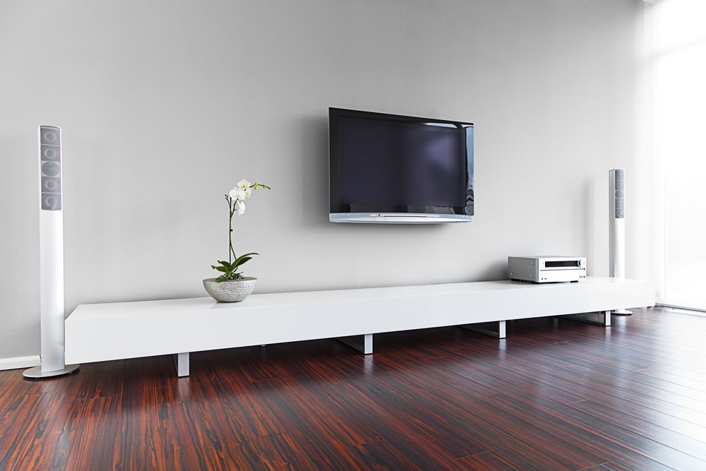 TV Mounted on Wall — Coffs Coast Antenna Services in Woolgoolga, NSW