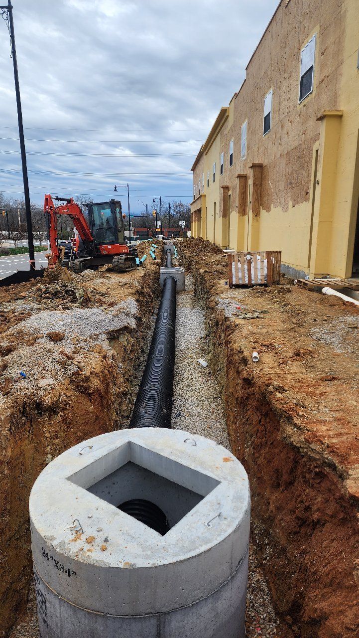 Installing Pipe — Powell, TN — L&L Contracting LLC