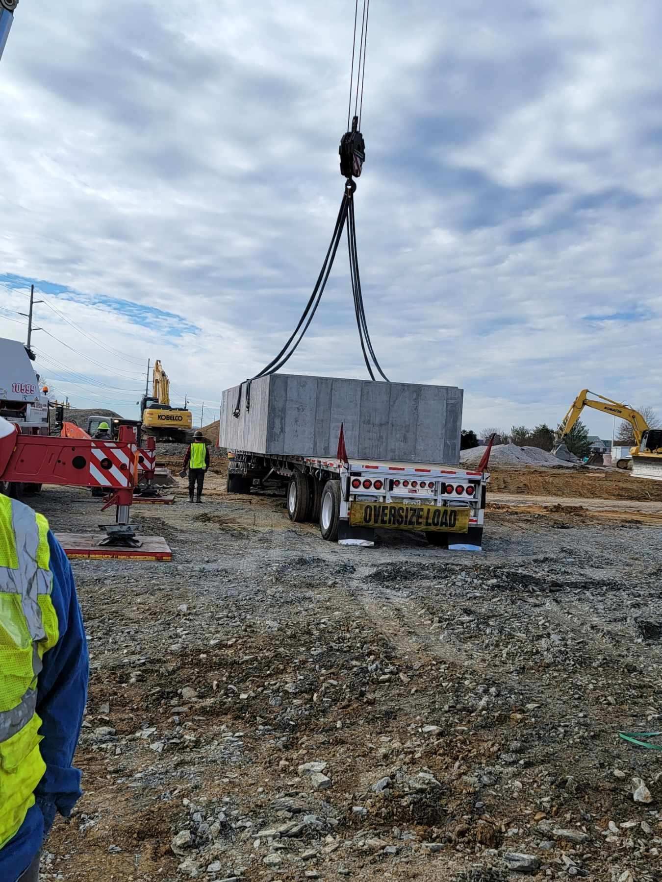 Pulling Concrete Box — Powell, TN — L&L Contracting LLC