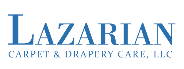 Lazariancarpet.com Lazarian Carpet & Drapery Care, LLC logo in blue text on a white background