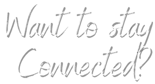 The words `` want to stay connected '' are written in cursive on a white background.