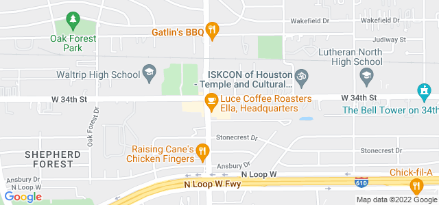 Map of business location