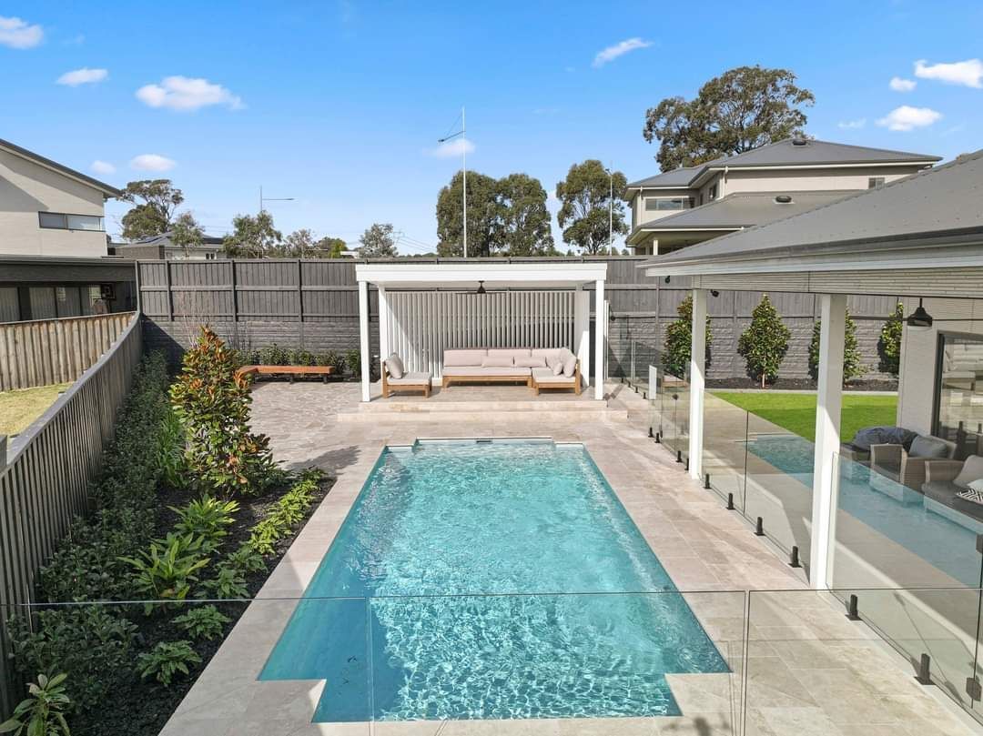 Spacious Pool Area — Pool Builder in Moore Creek, NSW