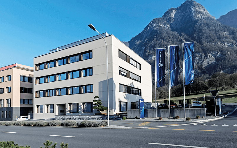 Company building of Bank Frick