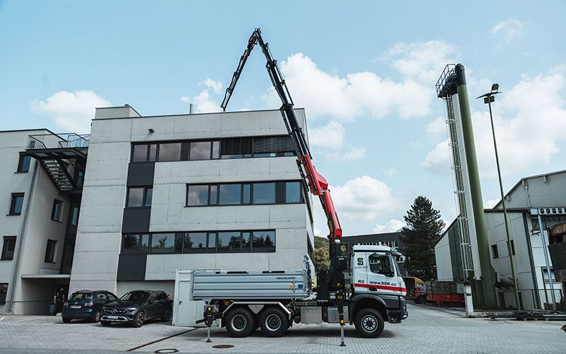 Baustelle von SSK Salzburger Sand und Kieswerke
