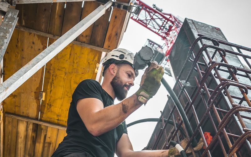 Baustelle von SSK Salzburger Sand und Kieswerke