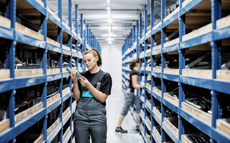 Company warehouse of Meusburger George GmbH & Co KG