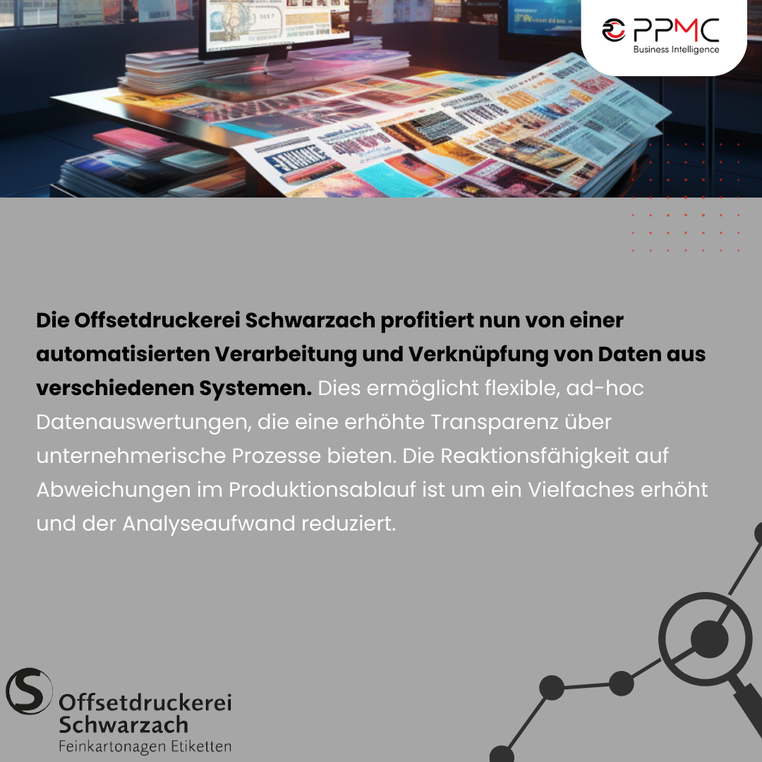 Kundenprojekt Offsetdruckerei Schwarzach - Volles Datenpotential entfesselt
