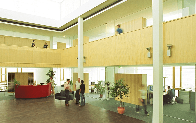 Company building of Pantec Engineering AG