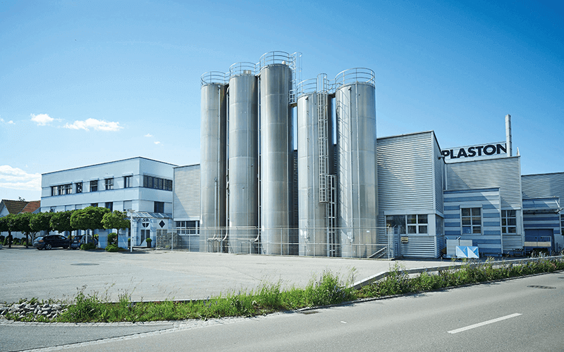 Firmengebäude der Firma Plaston AG