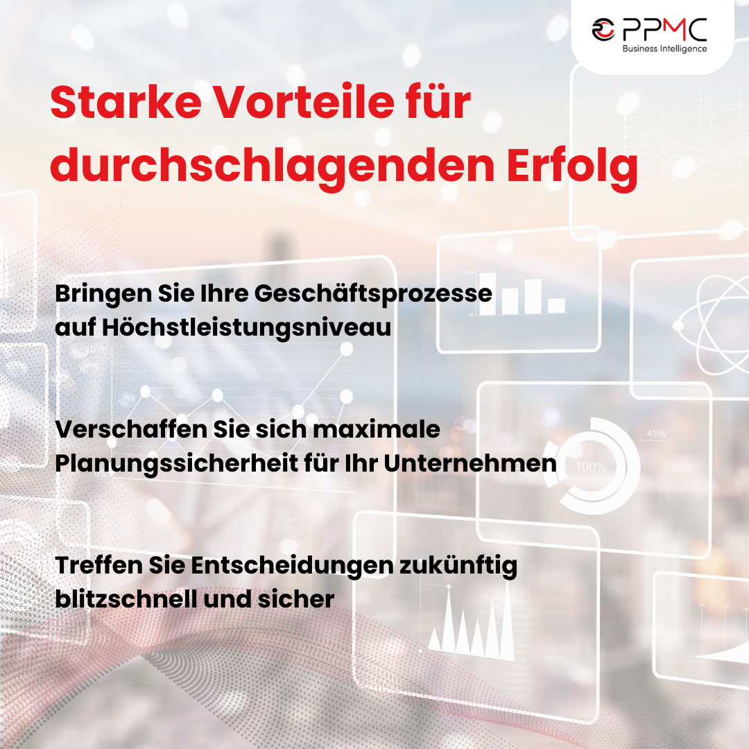 Starke Vorteile für durchschlagenden Erfolg mit Business Intelligence