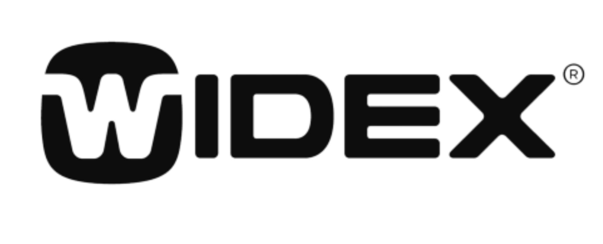 WIDEX logo in black text on a white background