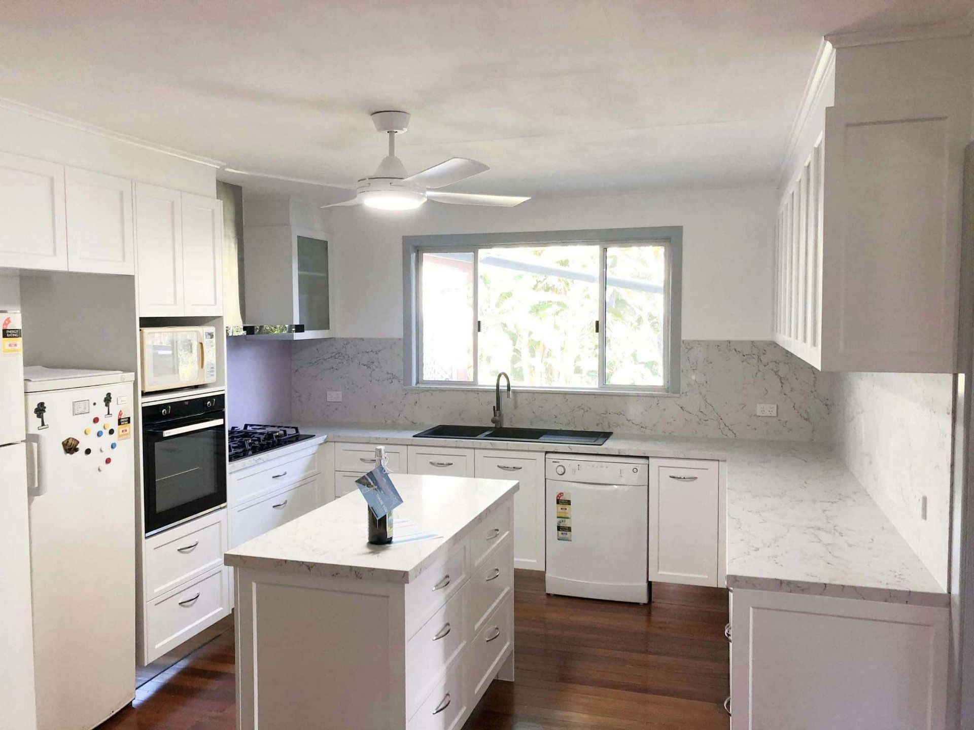 Elegant Kitchen Area with Countertop — Nyblad Construction in Caloundra West, QLD
