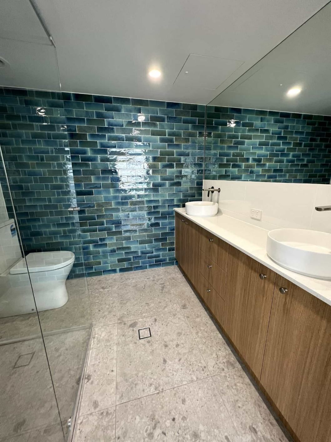 New Luxury Home Beautiful Bathroom — Nyblad Construction in Caloundra West, QLD
