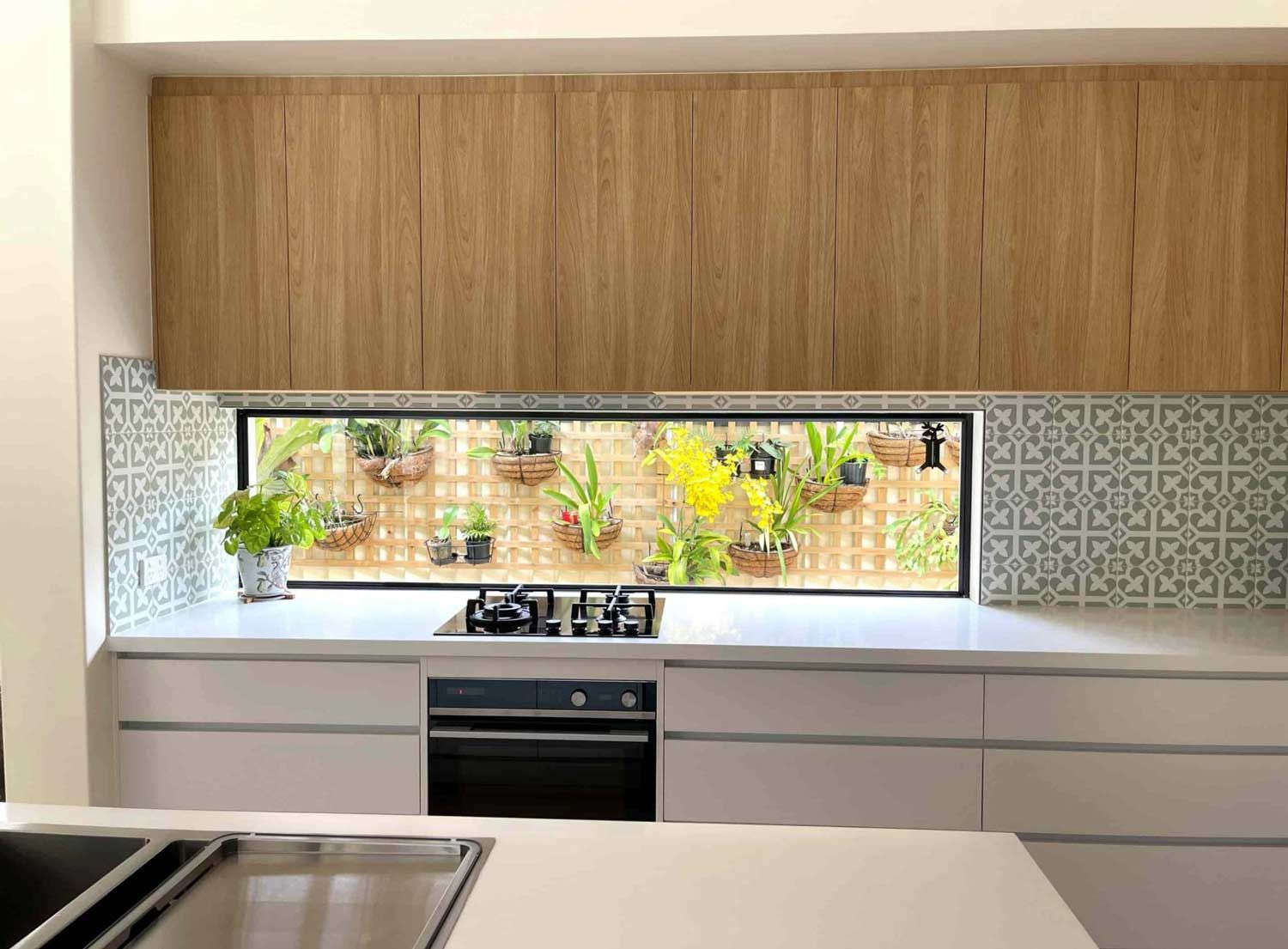 Front View Of The Modern Kitchen — Nyblad Construction in Caloundra West, QLD