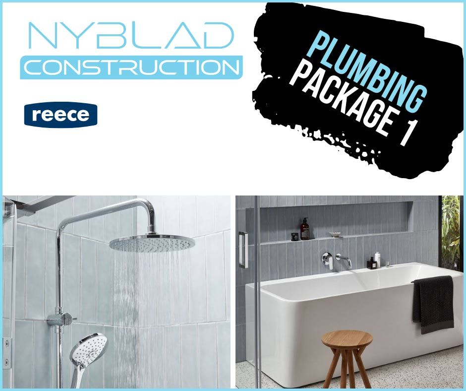 Nyblad Construction Offers A Plumbing Package 1 With Reece Products — Nyblad Construction in Caloundra West, QLD