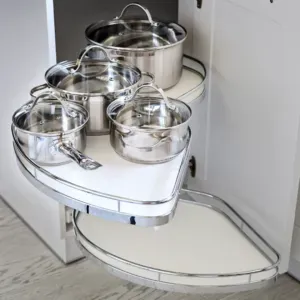 Kitchen Corner Storage — Nyblad Construction in Caloundra West, QLD