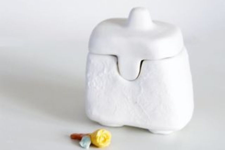 Carved lidded Vessel 22