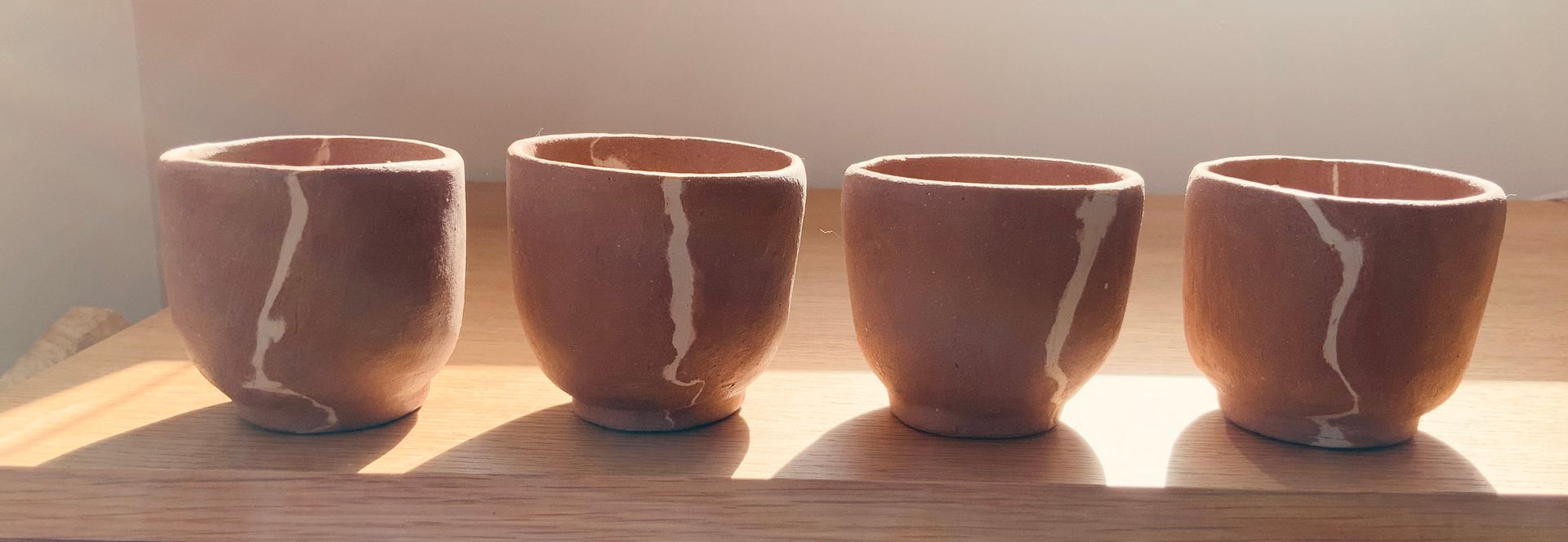 Carved Cup Set 7