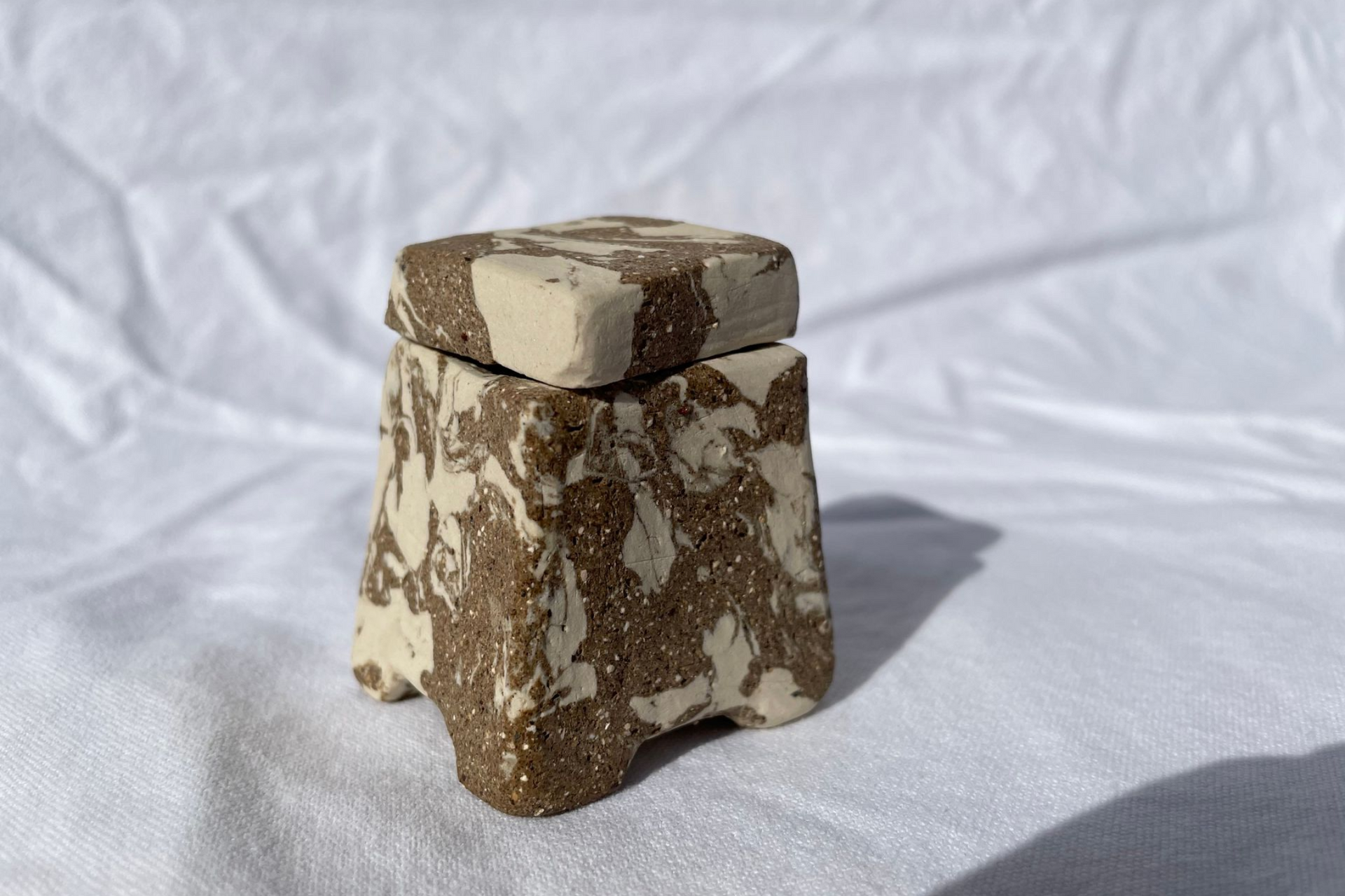 Carved lidded Vessel 11