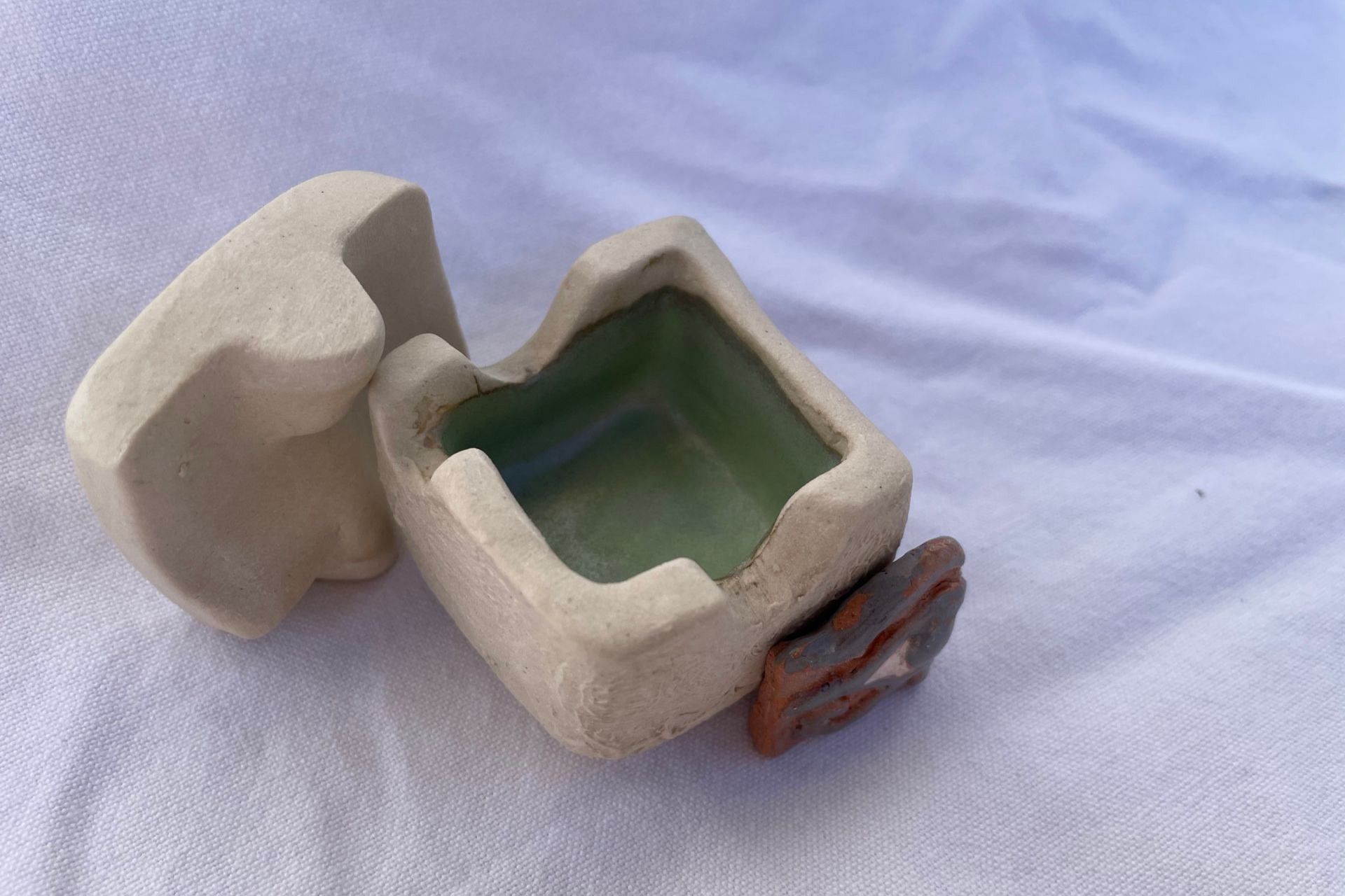 Carved lidded Vessel 14