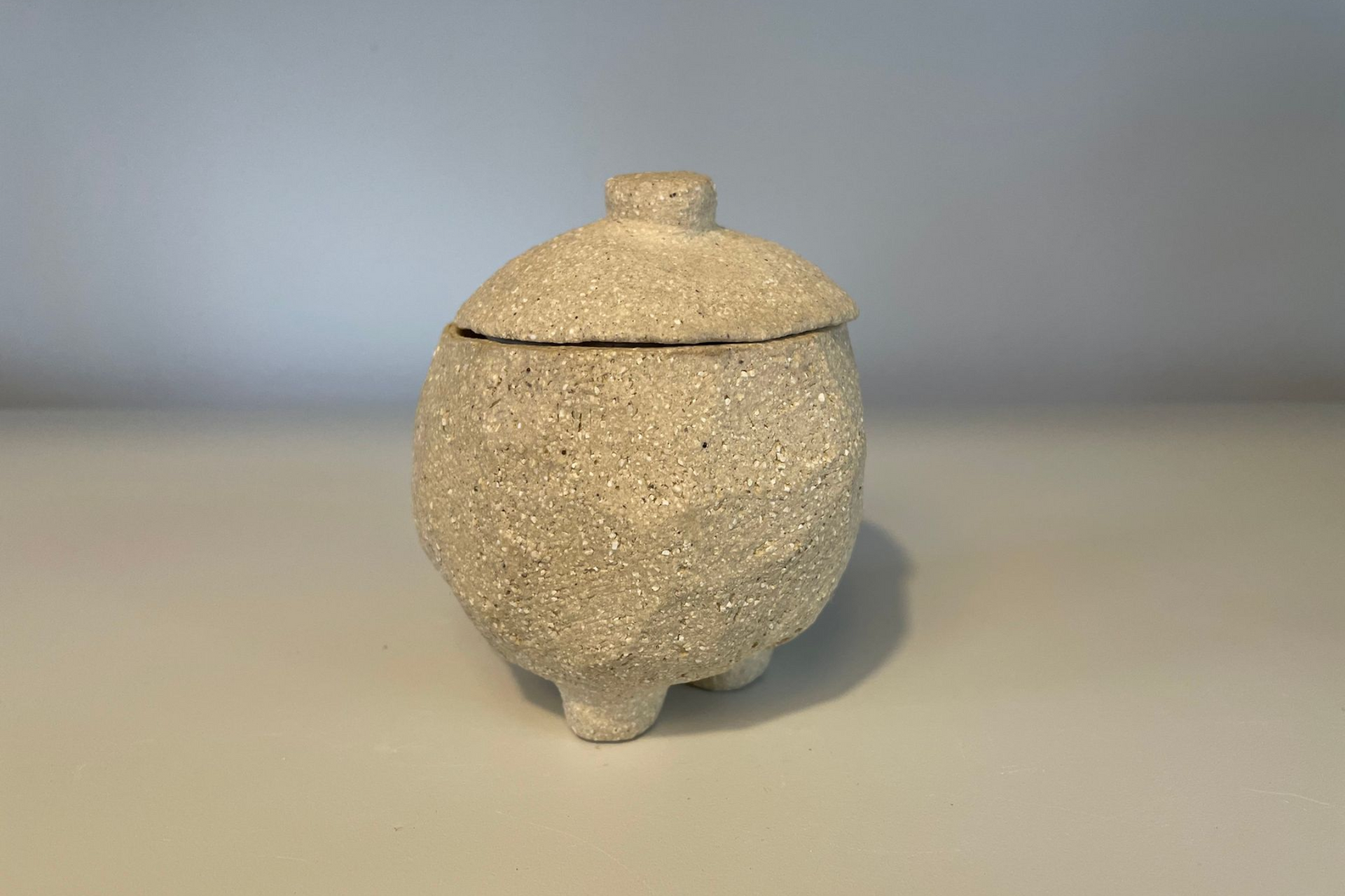 Carved lidded Vessel 6