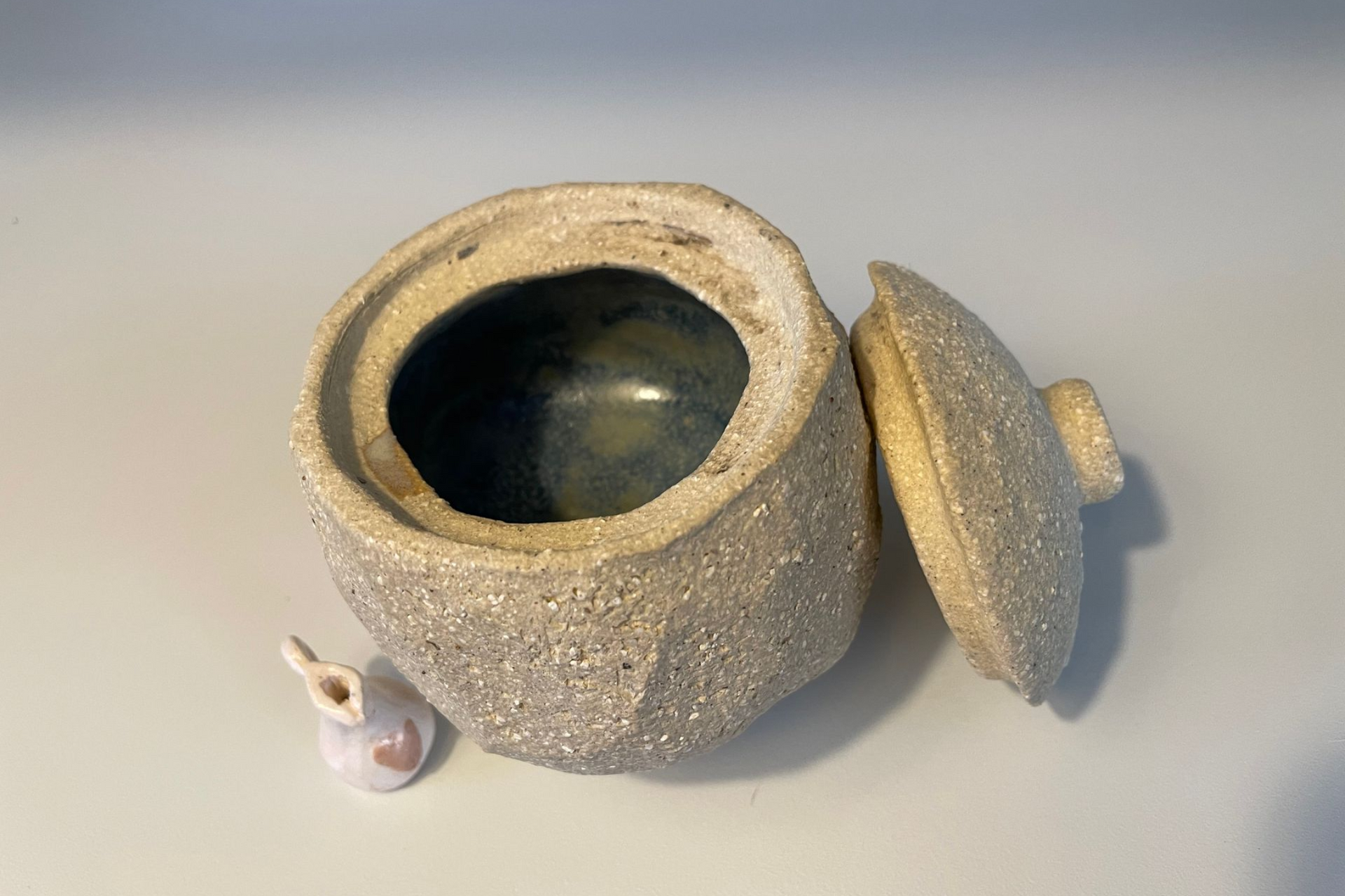 Carved lidded Vessel 6