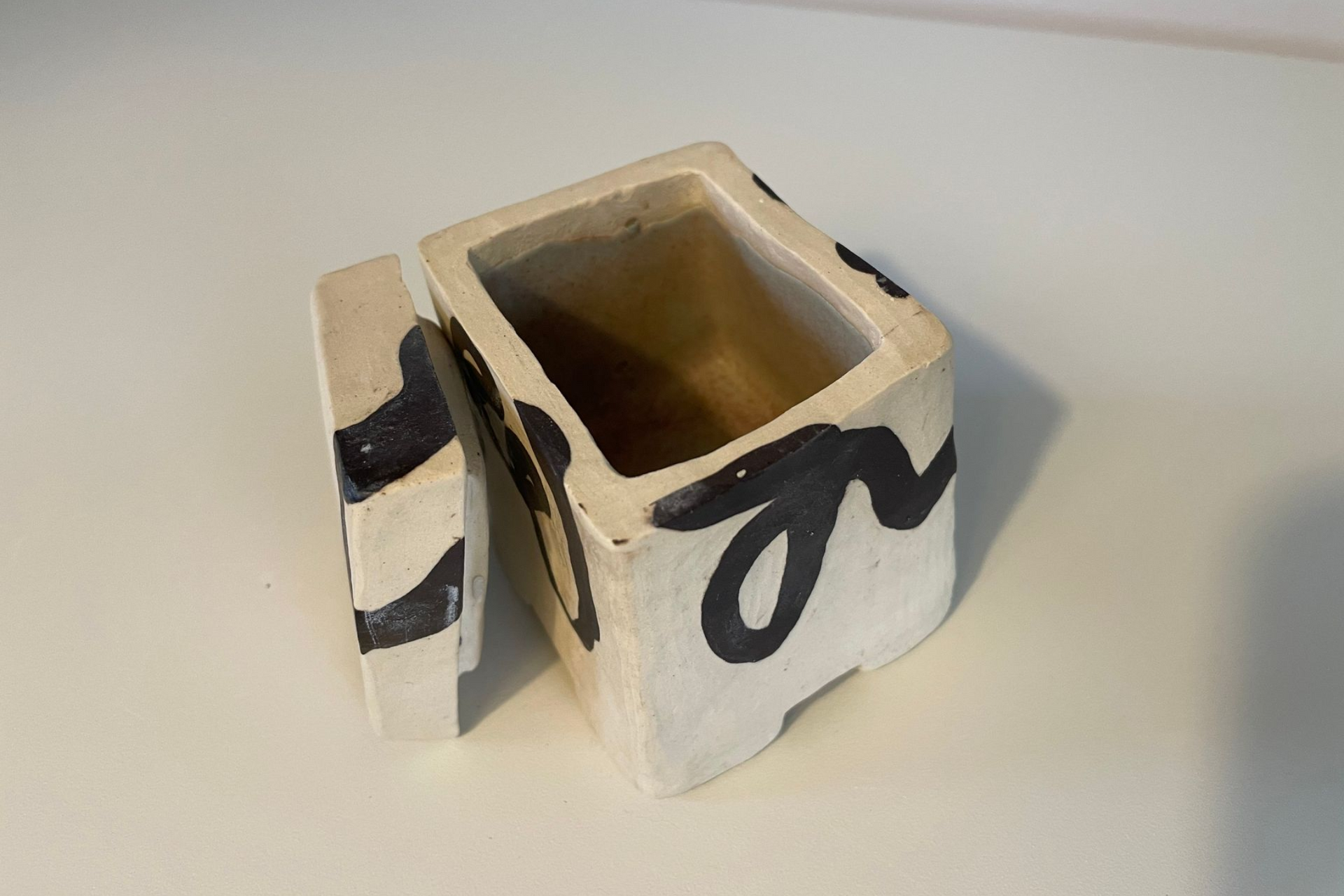 Carved lidded Vessel 10