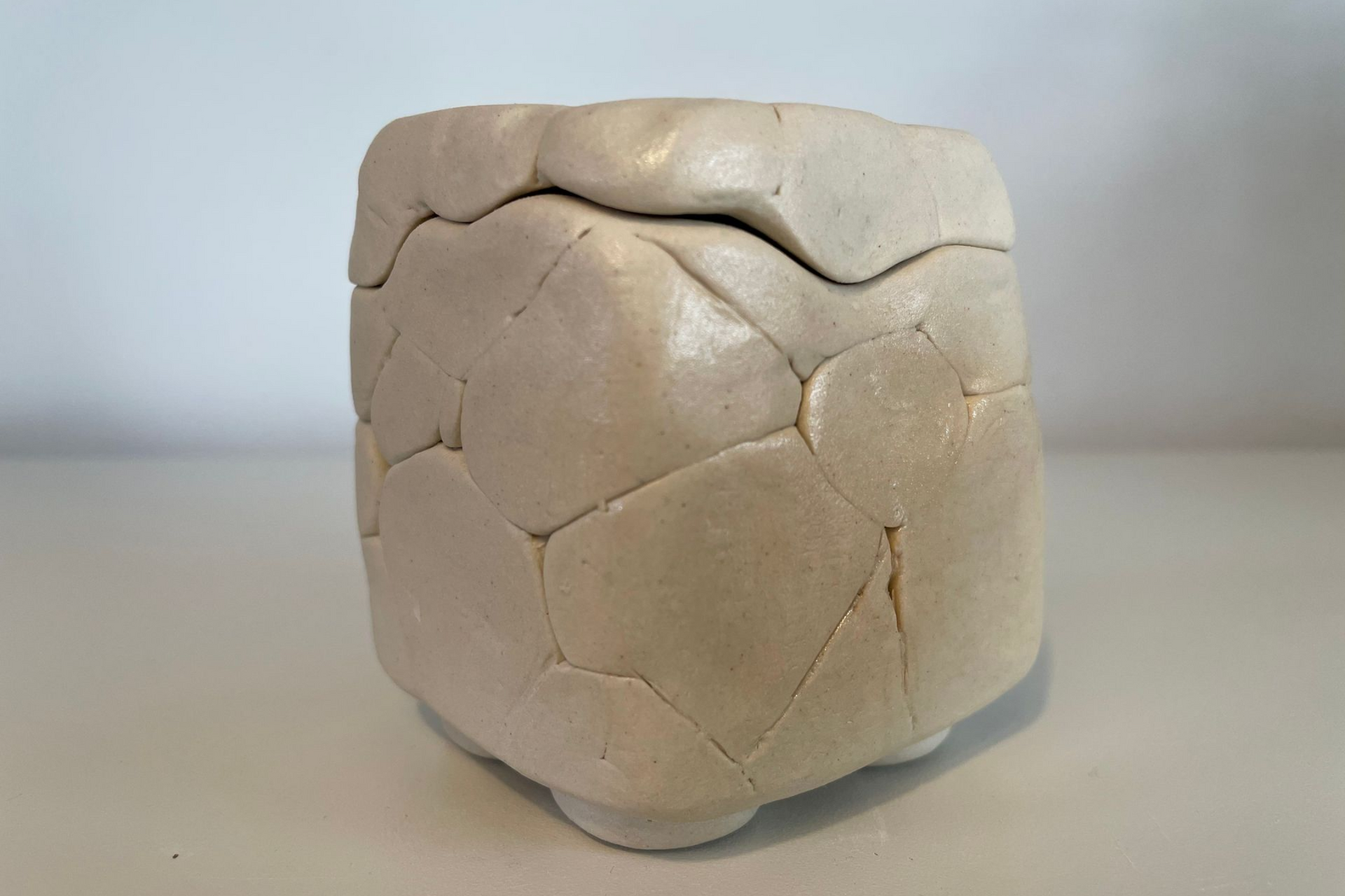 Carved lidded Vessel 13