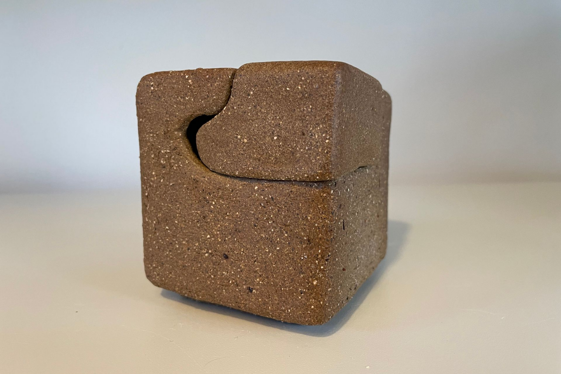 Carved lidded Vessel 2