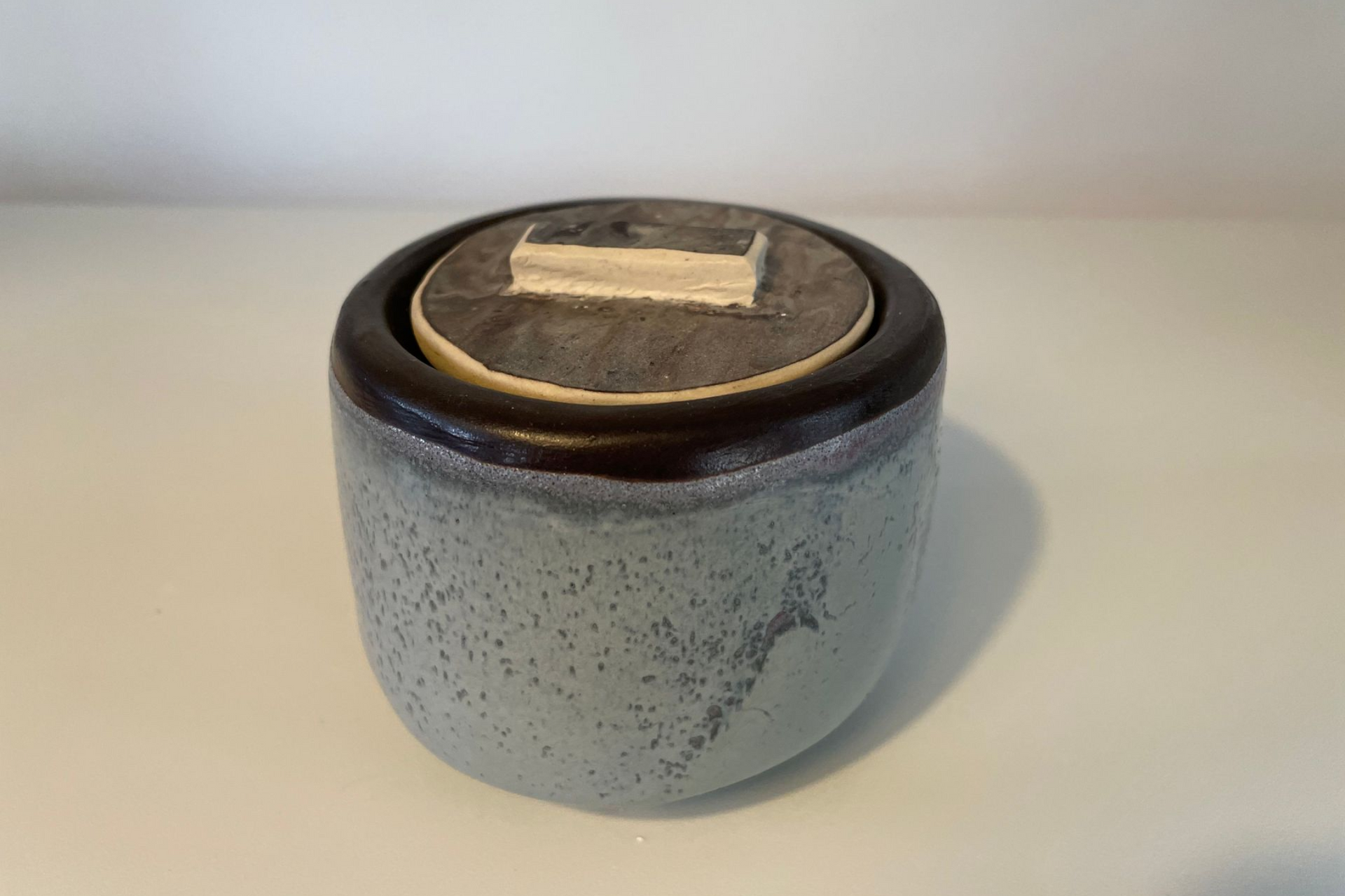 Carved lidded Vessel 19